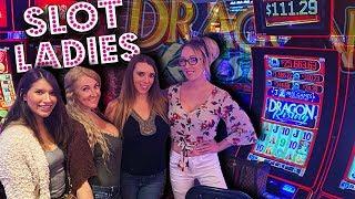 $100 Slot Play! •All These Ladies Make the Dragon Rise on Laycee's Favorite Game!