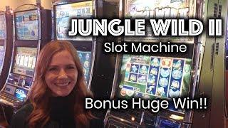 Jungle Wild 2 Slot Machine! Huge Win!!! King of The Secret Diamond