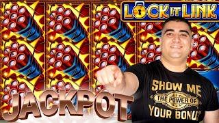 High Limit EUREKA Lock It Link Slot Machine HANDPAY JACKPOT | Live Slot Play At Casino |SE-6 | EP-22