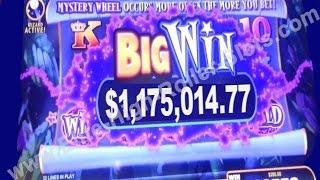 •$1,175,014.77 Cash Wizard Quick Hit  $100 Slot Machine! High Jackpot, Handpay! Aristocrat, IGT • Si