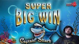 SUPER BIG WIN on Captain Shark Slot (Wazdan) - 1€ BET!