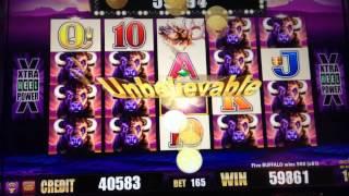 BUFFALO slot machine HUGE WIN with CashExpress link Feature