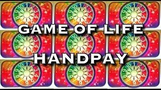 JACKPOT HANDPAY w/ Live Play: Game of Life Slot.
