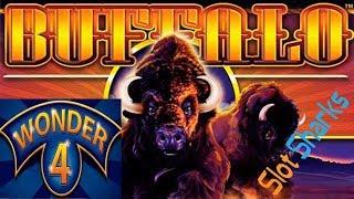 Wonder 4 Buffalo - Free Games BIG WIN - 25 Spin Bonus !