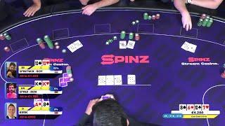 ⋆ Slots ⋆LIVE: Poker Cash Game €5/5/10/20 With A LOT of All In's Ft. Slotspinner, RealDonzii, SpinTwix ⋆ Slots ⋆
