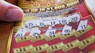 SCRATCH OFF WINNER! $1,000,000 GOLDEN TICKET $10 MICHIGAN LOTTERY SCRATCH OFF