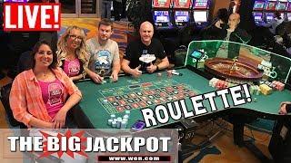 Rare Live Roulette and High Limit Slot Play Never Seen | The Big Jackpot