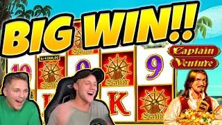 HUGE WIN!!! Captain Venture BIG WIN - Online Slots from CasinoDaddy (Novomatic)