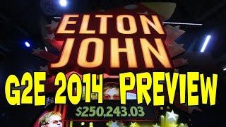 G2E 2014 - Elton John Slot Machine Preview!