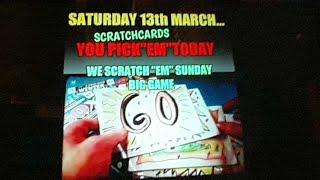 VIEWERS CAN PICK SCRATCHCARDS..& TOMORROW WE SCRATCH THEM