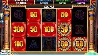CLEOPATRA'S EMPIRE Video Slot Casino Game with a "BIG WIN" RUBY LINK BONUS
