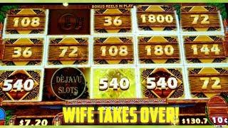 ••WIFE TAKES OVER AND HITS THE BONUS •• $7.20 BET | BONUS | OUTBACK BUCKS MIGHTY CASH