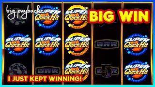 8 QUICK HITS?!?? I'd Call That Another BIG Slot Machine Win!