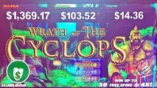 Wrath of the Cyclops slot machine, bonus
