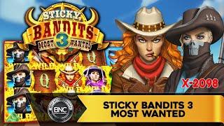 Sticky Bandits 3 Most Wanted slot by Quickspin (Big Win x-2098)