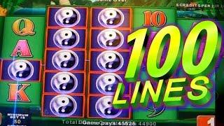 China Shores Bonus 100 Lines - Big Win - 1c Konami Video Slots