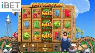 iPT - "Funky Fruits Farm" Newtown Casino Slot Machine Game Permainan Play in iBET Malaysia genting