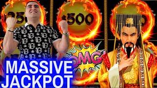 MASSIVE JACKPOT On Dragon Cash Slot Machine - How Many Jackpots I Won ?