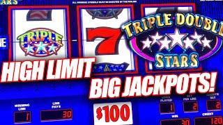BIG JACKPOT WINS ON TRIPLE STARS ⋆ Slots ⋆ HIGH LIMIT SLOT ROOM ⋆ Slots ⋆ HAND PAY WINS ON MAX BET