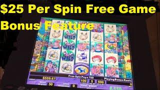$25 Per Spin Stinkin Rich Free Game Bonus Action!