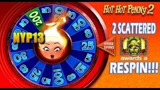 WMS - Hot Hot Penny 2 Slot Bonus & Line Hits WINS