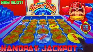 Pete The Sweet Penny Pier HIGH LIMIT HANDPAY JACKPOT BOTH BONUS FEATURES ⋆ Slots ⋆️$25 Drop N Slide 