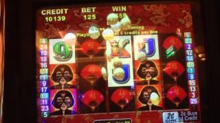 •SUN QUEEN Slot machine•BIG BONUS WIN•2￠Slot 125 Bet ($2.50) x 174