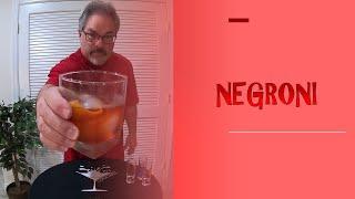 How I Make A Negroni Cocktail