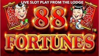 88 Fortunes Live Play and Bonus from The Lodge