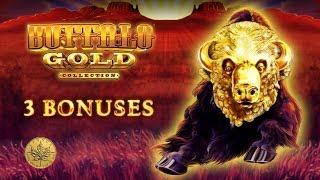 Buffalo Gold 3 bonuses - Slot Machine Bonus