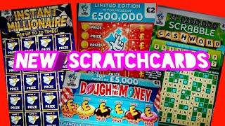 •NEW Scratchcards New Scrabble Cashword..New 1/2Million £2 card.INSTANT  MILLIONAIRE