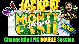 Mighty Cash Double Up & Outback Bucks MULTIPLE MAX BET BIG JACKPOT!