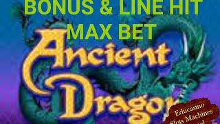 ANCIENT DRAGON• - BONUS / LINE HIT• MAX BET• 5c - KONAMI CO.