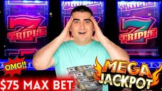 My ⋆ Slots ⋆BIGGEST JACKPOT⋆ Slots ⋆ On Triple Double Gold 3 Reel Slot Machine - $75 Max Bet | SE-8 