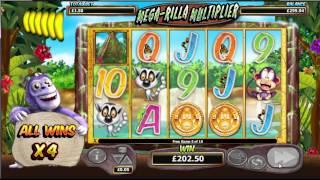 Gorilla Go Wild Slot Mega-Rilla Multiplier Bonus Round - Nextgen