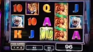 Temple of the Tiger Slot Machine Bonus Monte Carlo Casino Las Vegas