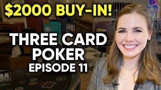 $2000 VS 3 CARD POKER! Mineral Palace Casino Deadwood South Dakota! Episode 10