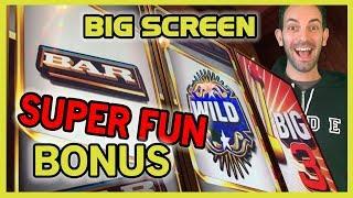•BIG 3 HYPER SONIC • #IT Slot Machine • Talk about a BIG Screen! • Brian Christopher Slots
