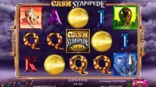 Cash Stampede Slot -  Freespins Feature with Retriggers
