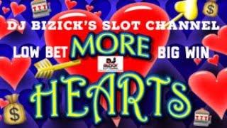•️More Hearts Slot Machine•️• • low Bet - BIG win • •BONUS•