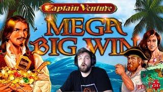 MEGA BIG WIN on Captain Venture Slot (Novomatic) - 5€ BET!