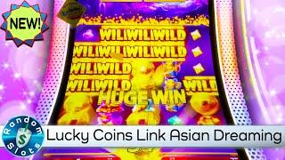 New⋆ Slots ⋆️Lucky Coins Link Asian Dreaming Slot Machine Re Spin Feature