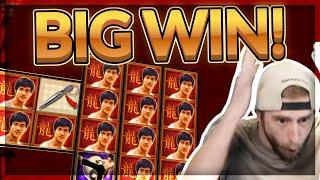 BIG WIN! Bruce Lee BIG WIN - Wild lines?! - Casino Games from CasinoDaddy Live Stream
