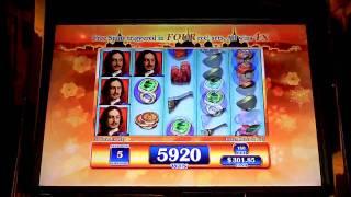 St Petersburg 4 screen hit slot machine bonus win at Parx.