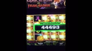 Big Win!!! Jaguar Princess, line hit, $2.50 bet, IGT video slot machine, Vegas