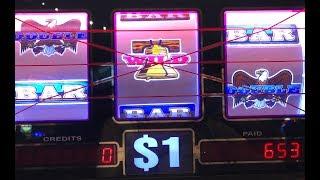 BIG WIN•PATRIOT $1 Slot Machine Max Bet $5 at Barona Resort Casino Akafujislot