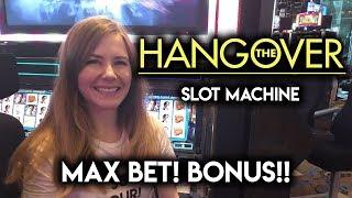 The HANGOVER Slot machine! MAX BET BONUS!