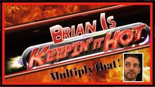 Brian is Keeping' it Hot! • MULTIPLIER MONDAYS • Live Play Slots / Pokies in Las Vegas and SoCal