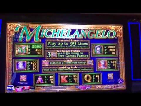 **I thought New Game but not ** Michelangelo ** Live Play n Bonus ** Nice Win ** SLOT LOVER **