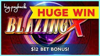 HUGE WIN! Blazing X Asia Slot - $12 MAX BETS!